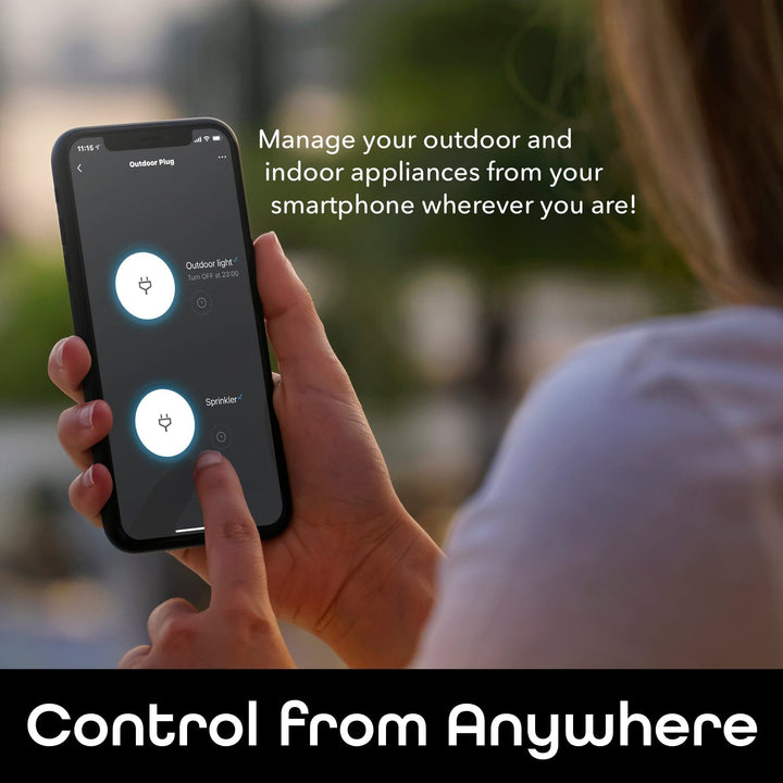 geeyan Indoor/Outdoor Weatherproof Plug - Duo - SMART HOME SHOP