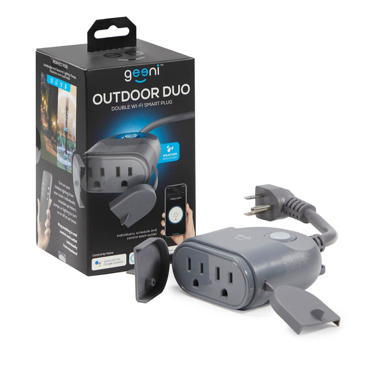 geeyan Indoor/Outdoor Weatherproof Plug - Duo - SMART HOME SHOP