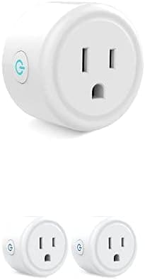 GHome Smart Mini Smart Plug, WiFi Outlet Socket Works with Alexa and Google Home, Remote Control with Timer Function, Only Supports 2.4GHz Network, No Hub Required, ETL FCC Listed (4 Pack),White - SMART HOME SHOP
