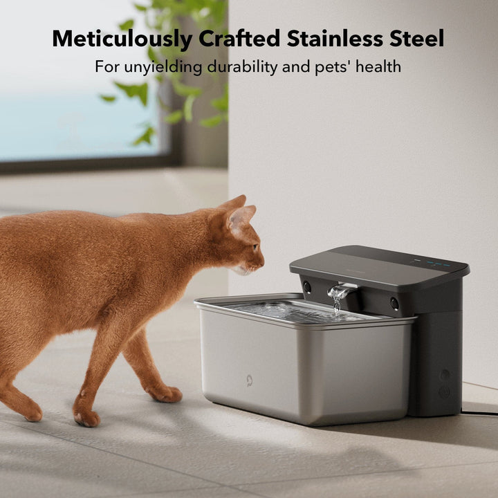 Glacier Ultrafiltration Stainless Steel Pet Water Fountain - SMART HOME SHOP