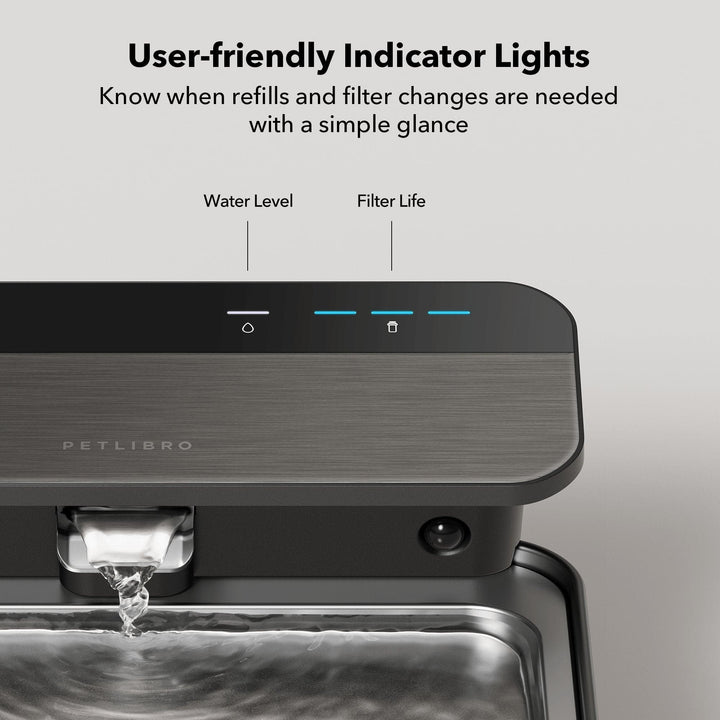 Glacier Ultrafiltration Stainless Steel Pet Water Fountain - SMART HOME SHOP