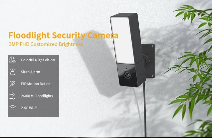 Golden Vision Led Floodlight Security Light Camera Suppliers Smart Home Floodlight Cctv System Camera 3MP 4MP - SMART HOME SHOP