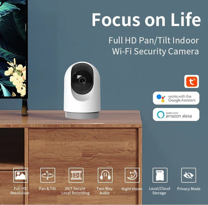 Golden Vision smart Pan tilt Camera 3mp smart wifi camera human detection TUYA app smart home ip camera - SMART HOME SHOP