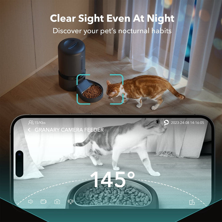 Granary Camera Monitoring Feeder - SMART HOME SHOP