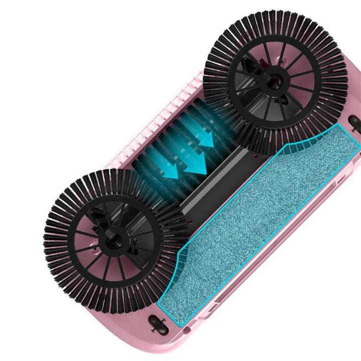 Hand Push Sweeper Household Broom Dustpan Mop Floor All-in-one Machine Gift Mop Sweeper - SMART HOME SHOP