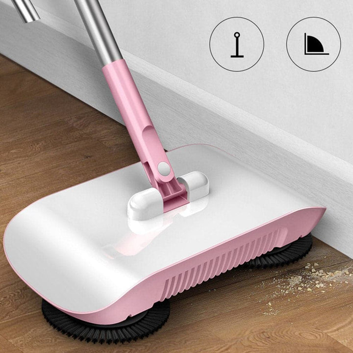Hand Push Sweeper Household Broom Dustpan Mop Floor All-in-one Machine Gift Mop Sweeper - SMART HOME SHOP