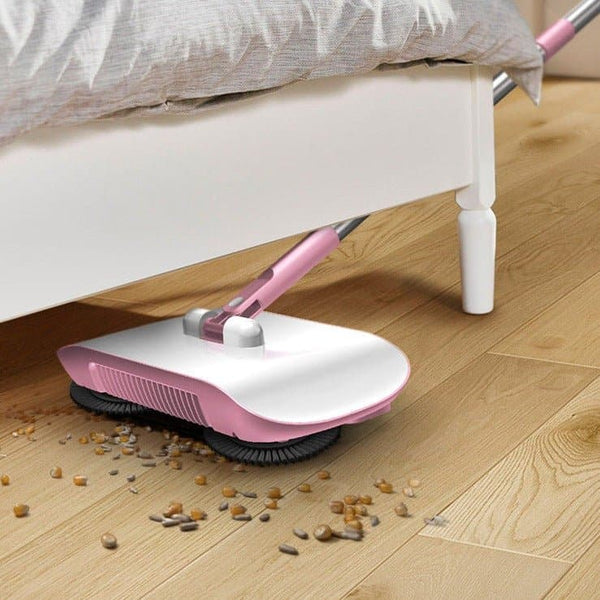 Hand Push Sweeper Household Broom Dustpan Mop Floor All-in-one Machine Gift Mop Sweeper - SMART HOME SHOP