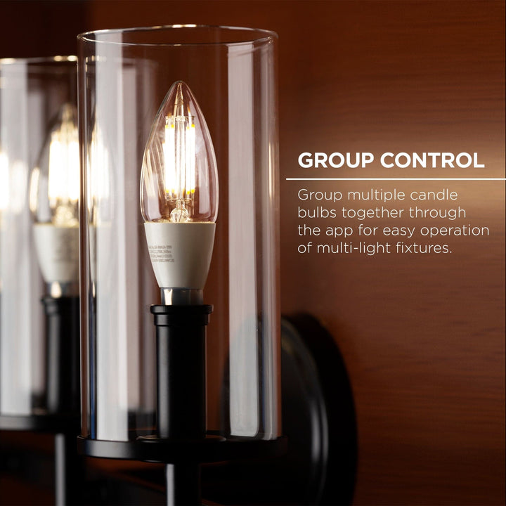 Merkury Innovations B11 Edison Candelabra Bulb (2-Pack) - SMART HOME SHOP