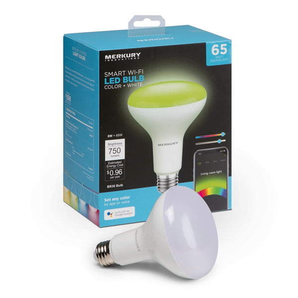 Merkury Innovations BR30 Multicolor Bulb - SMART HOME SHOP