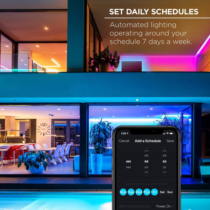 Merkury Innovations Indoor/Outdoor Symphony Light Strip (16 ft.) - SMART HOME SHOP