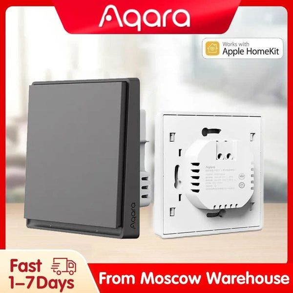 New Aqara Smart Wall Switch E1 ZigBee 3.0 Smart Home Wireless Key Light Switch Fire Wire With NO Neutral For Xiaomi Home Homekit - SMART HOME SHOP