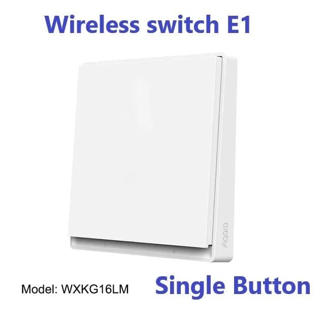 New Aqara Smart Wall Switch E1 ZigBee 3.0 Smart Home Wireless Key Light Switch Fire Wire With NO Neutral For Xiaomi Home Homekit - SMART HOME SHOP