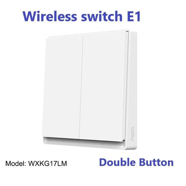New Aqara Smart Wall Switch E1 ZigBee 3.0 Smart Home Wireless Key Light Switch Fire Wire With NO Neutral For Xiaomi Home Homekit - SMART HOME SHOP