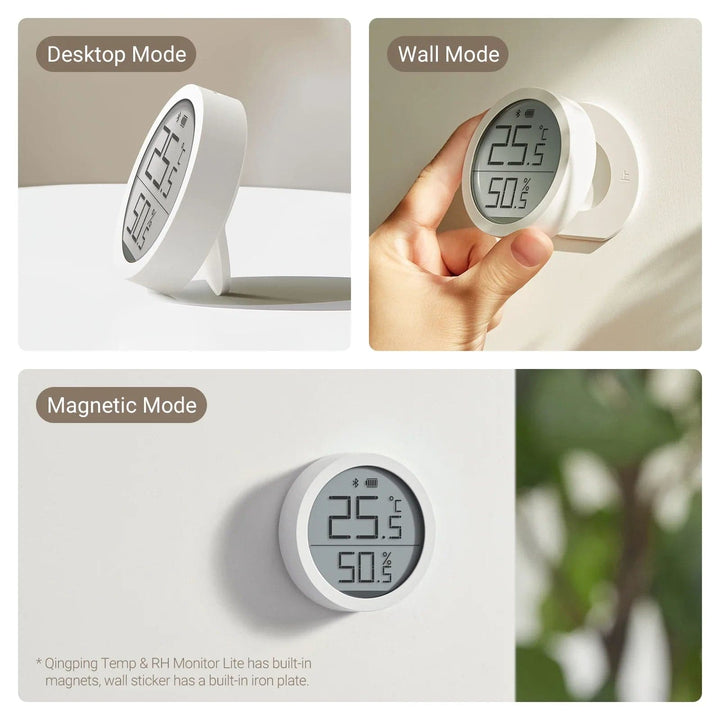 Qingping Bluetooth Hygrometer Thermometer Temperature&Humidity Sensor for Xiaomi App Smart Home Sensor Lite version - SMART HOME SHOP