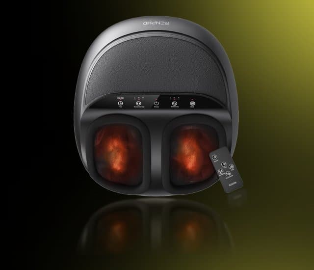 Shiatsu Foot Massager Pro + Black - SMART HOME SHOP