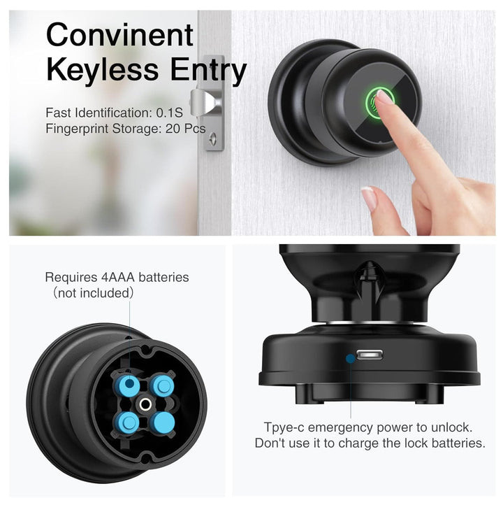 Smart Fingerprint Door Lock - SMART HOME SHOP