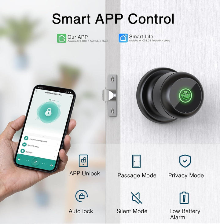 Smart Fingerprint Door Lock - SMART HOME SHOP
