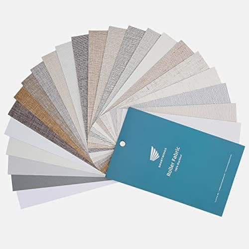 SmartWings Motorized Blinds with Remote for Windows, Automatic Smart Blinds Electric Roller Shades Blackout Work with Alexa Homekit Thread Google Z-Wave, Custom Up to 110" W x 128" H, Vigor White - SMART HOME SHOP