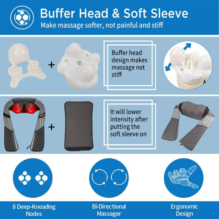 U-Neck 2 Neck & Shoulders Massager - SMART HOME SHOP
