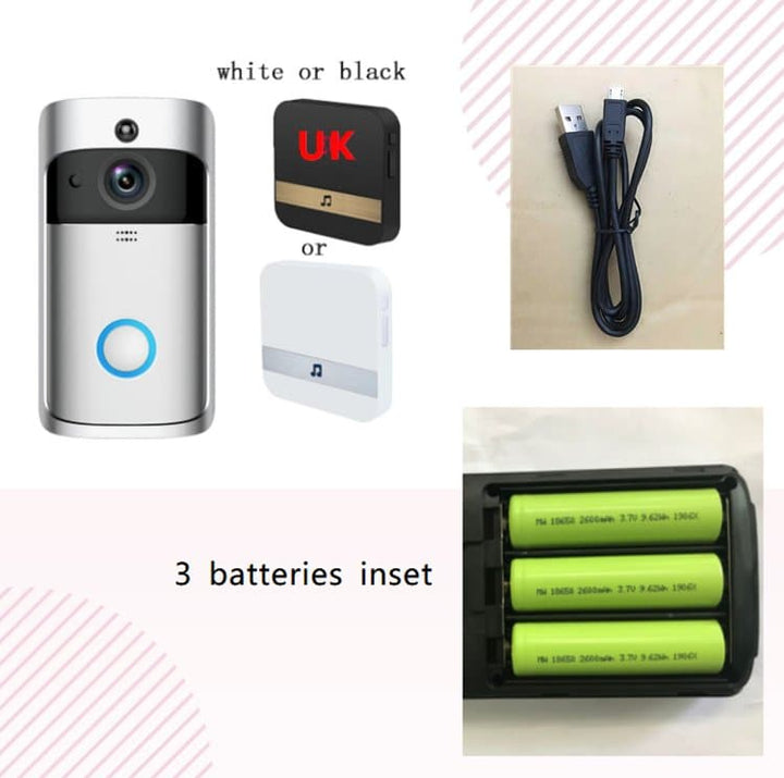 Video Doorbell Smart Wireless WiFi Security Door Bell - SMART HOME SHOP